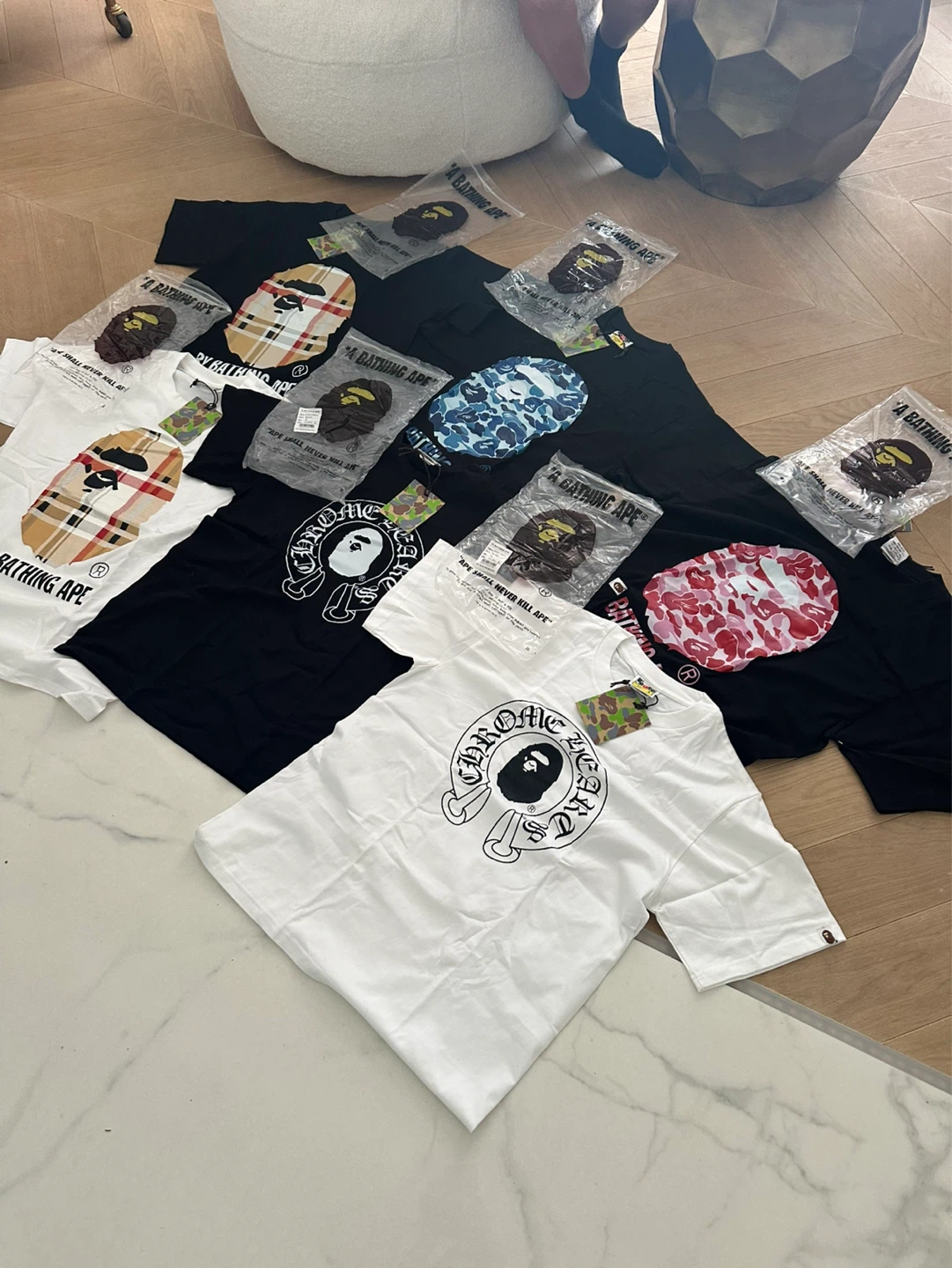 A Bathing Ape T-Shirts Assorted Designs