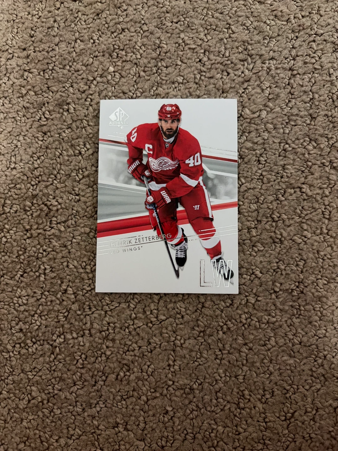 2014-15 SPA Hockey Henrik Zetterberg Card