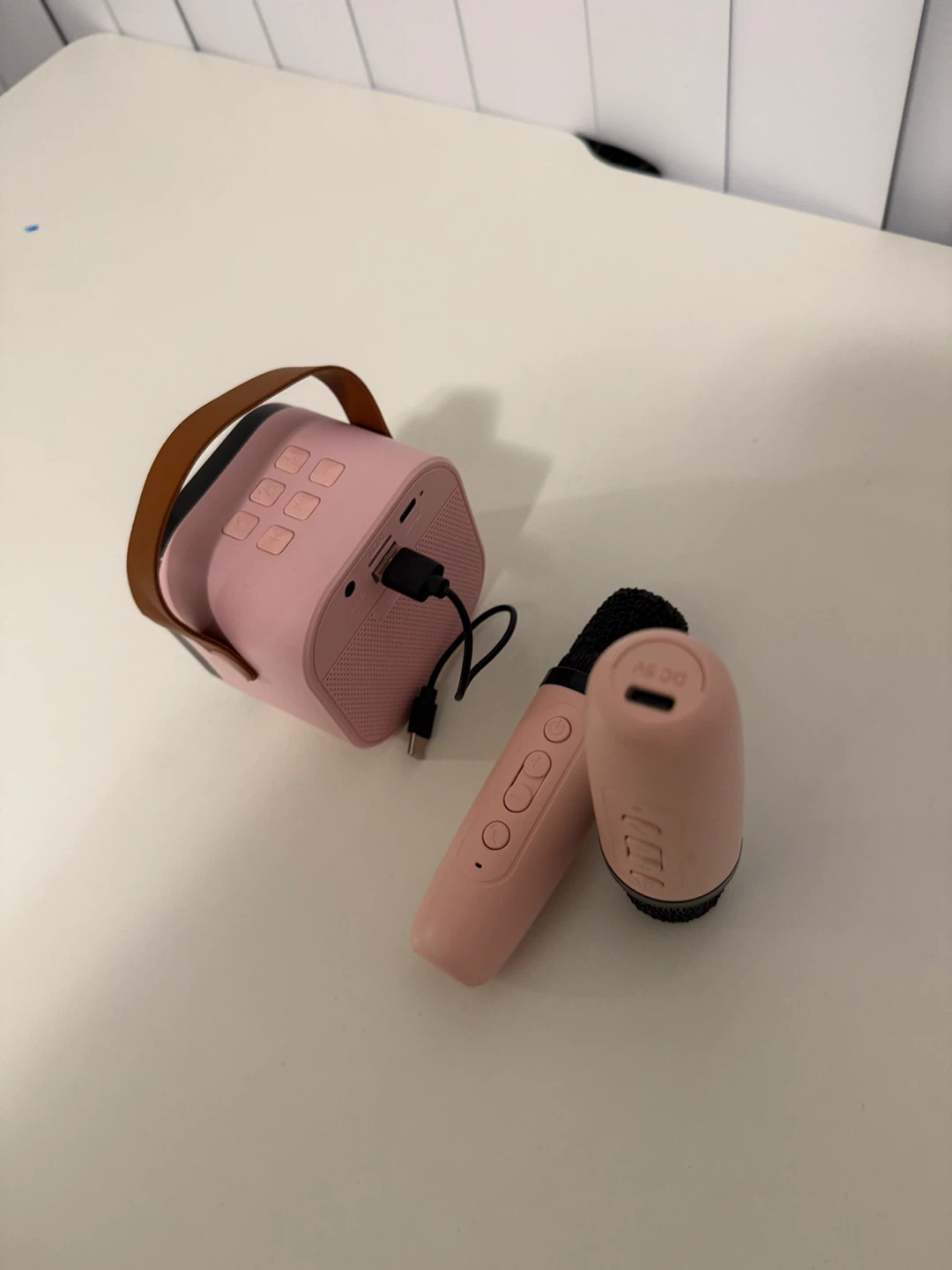 Bluetooth Karaoke Microphone Set (2 Mics + Speaker) - photo 3