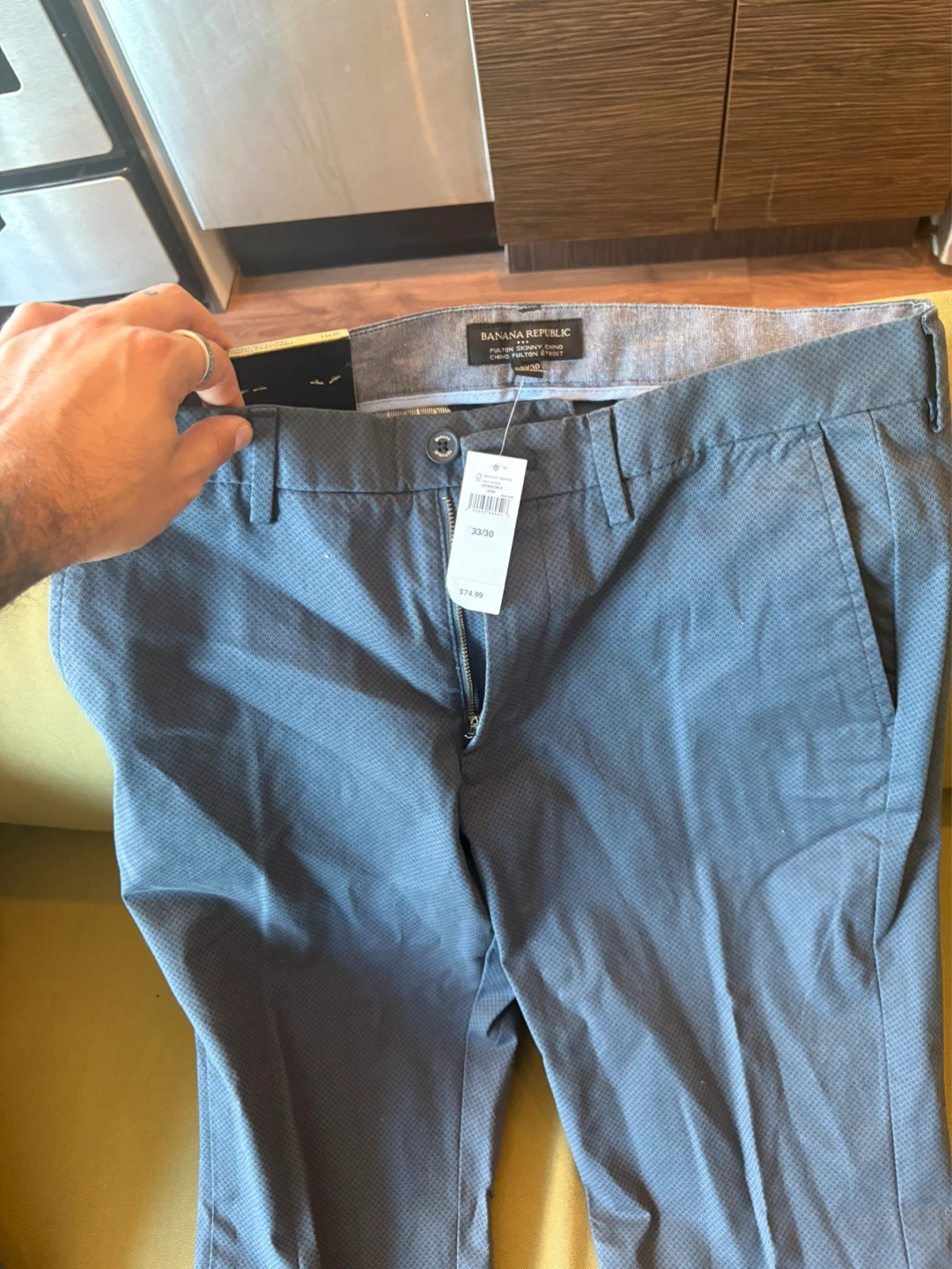 Banana Republic Fulton Skinny Fit Chinos - 33/30