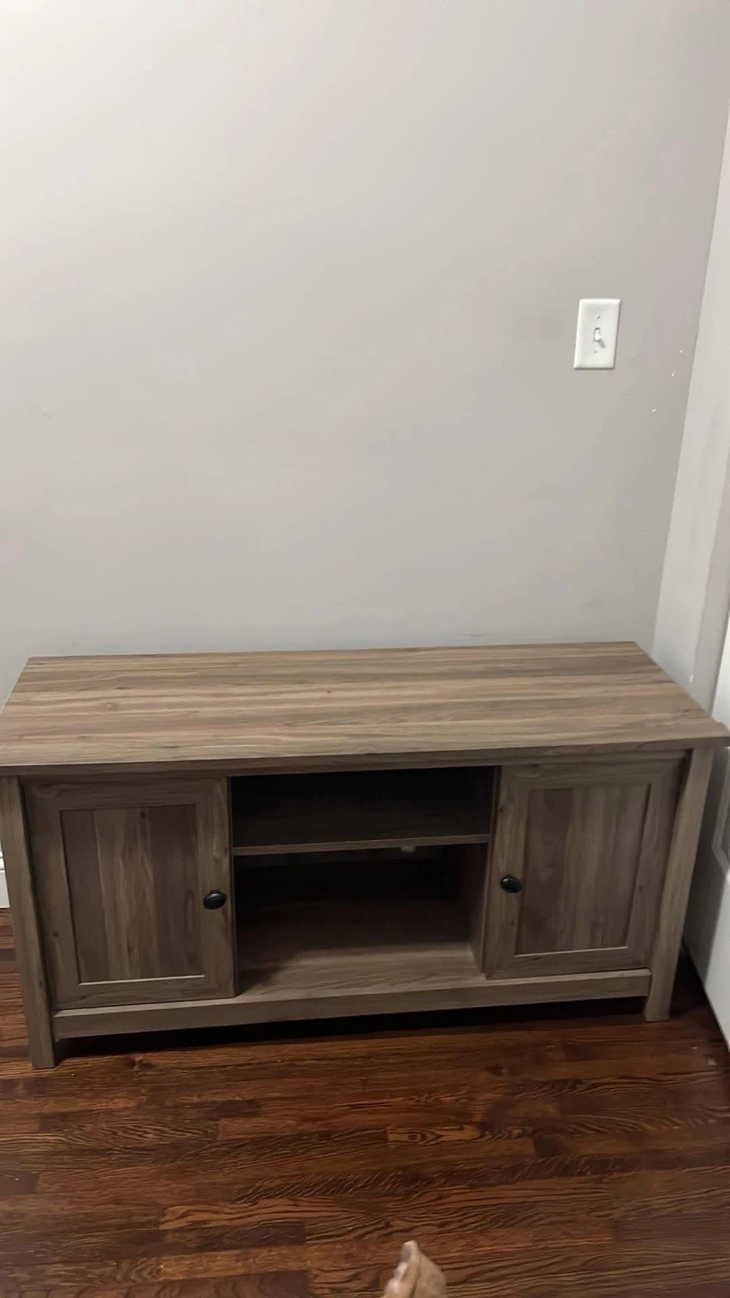 Wood TV Stand with Storage