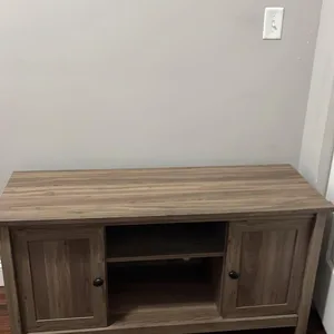 Wood TV Stand with Storage