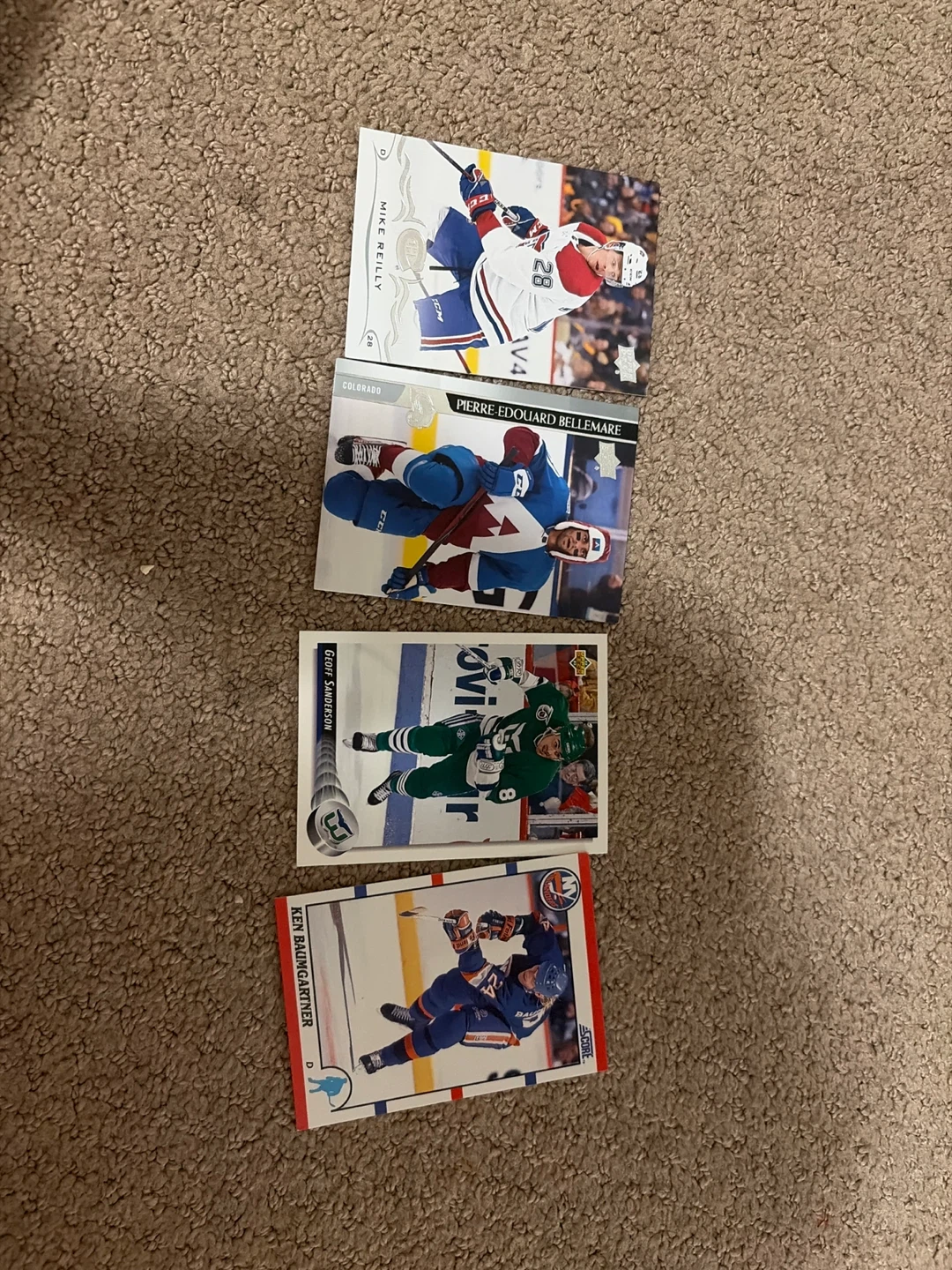 Collection of 4 Hockey Cards