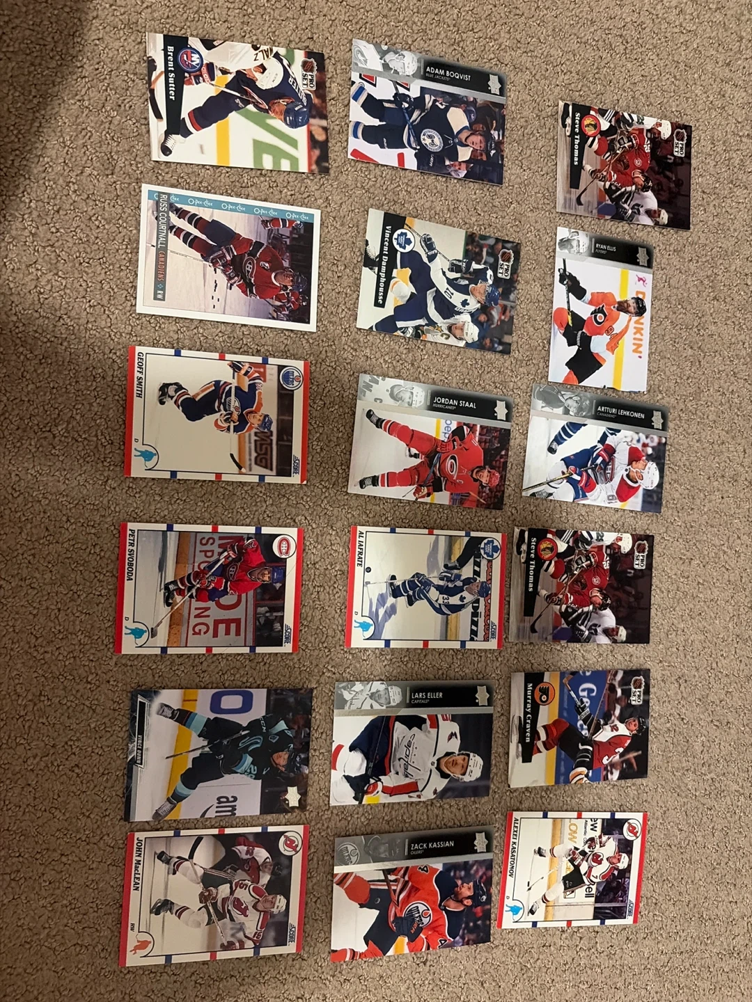 Collection of NHL Hockey Cards