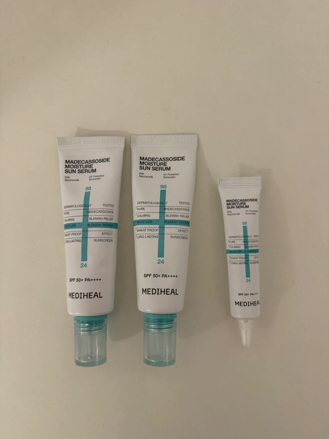 K-beauty Korean Sunscreen Bundle 2+1 | Mediheal Sun Serum SPF50+