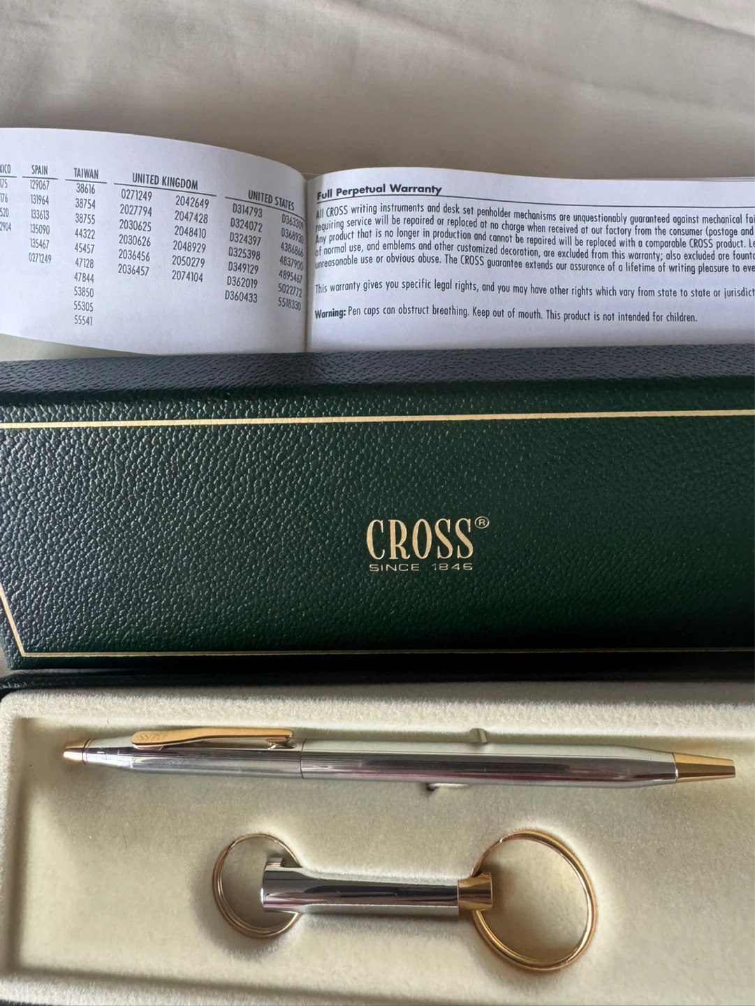 New CROSS Pen and Keychain Set - photo 2