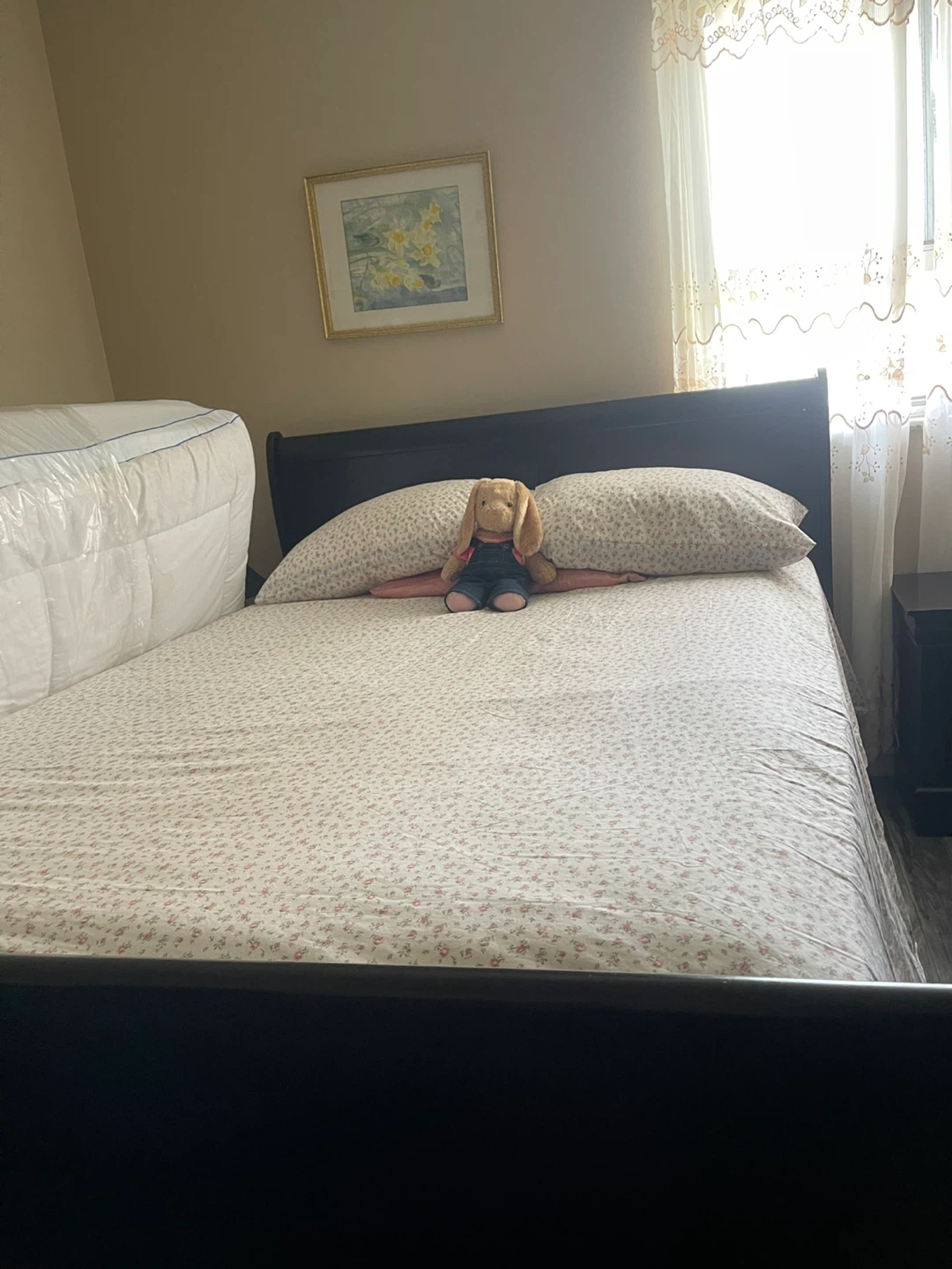 Black Sleigh Bed Frame - photo 3