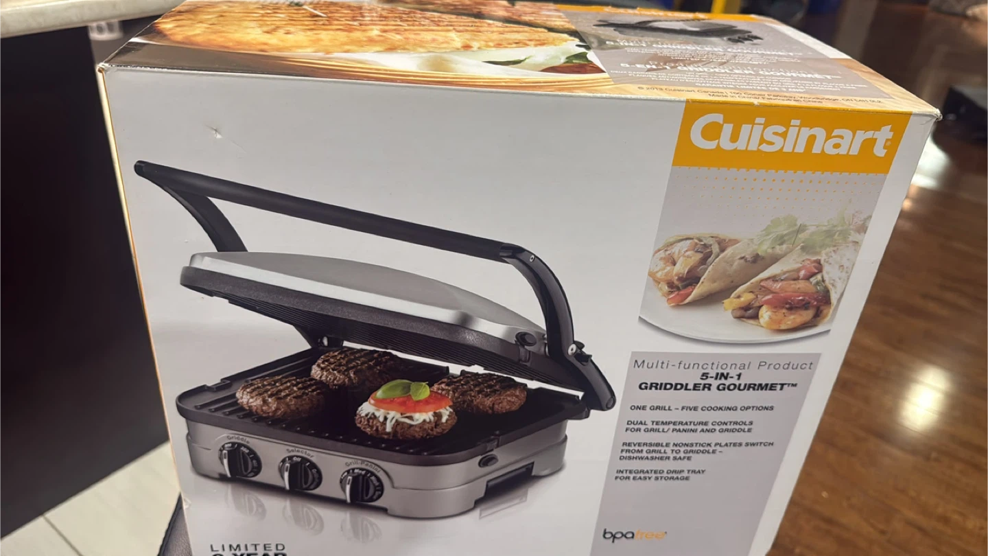 Cuisinart 5-in-1 Griddler Gourmet