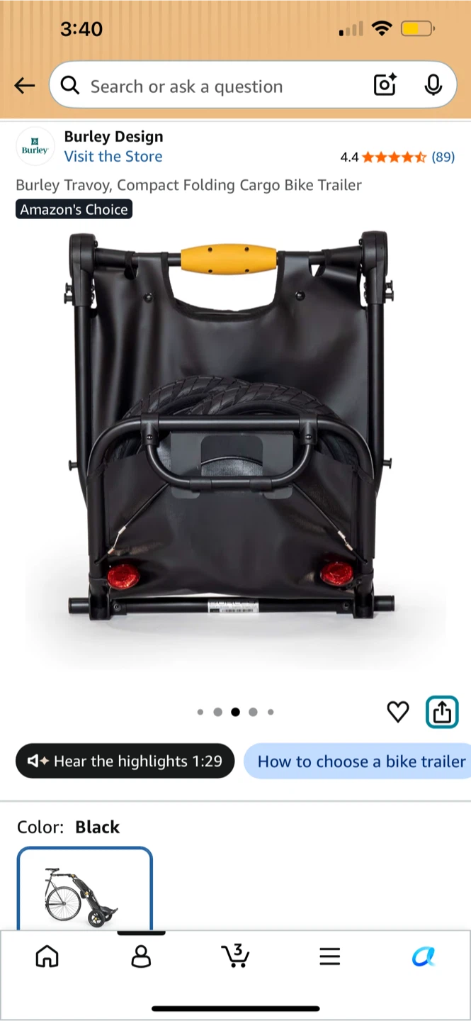 BRAND NEW STILL IN BOX Burley Travoy Bike Trailer - photo 3