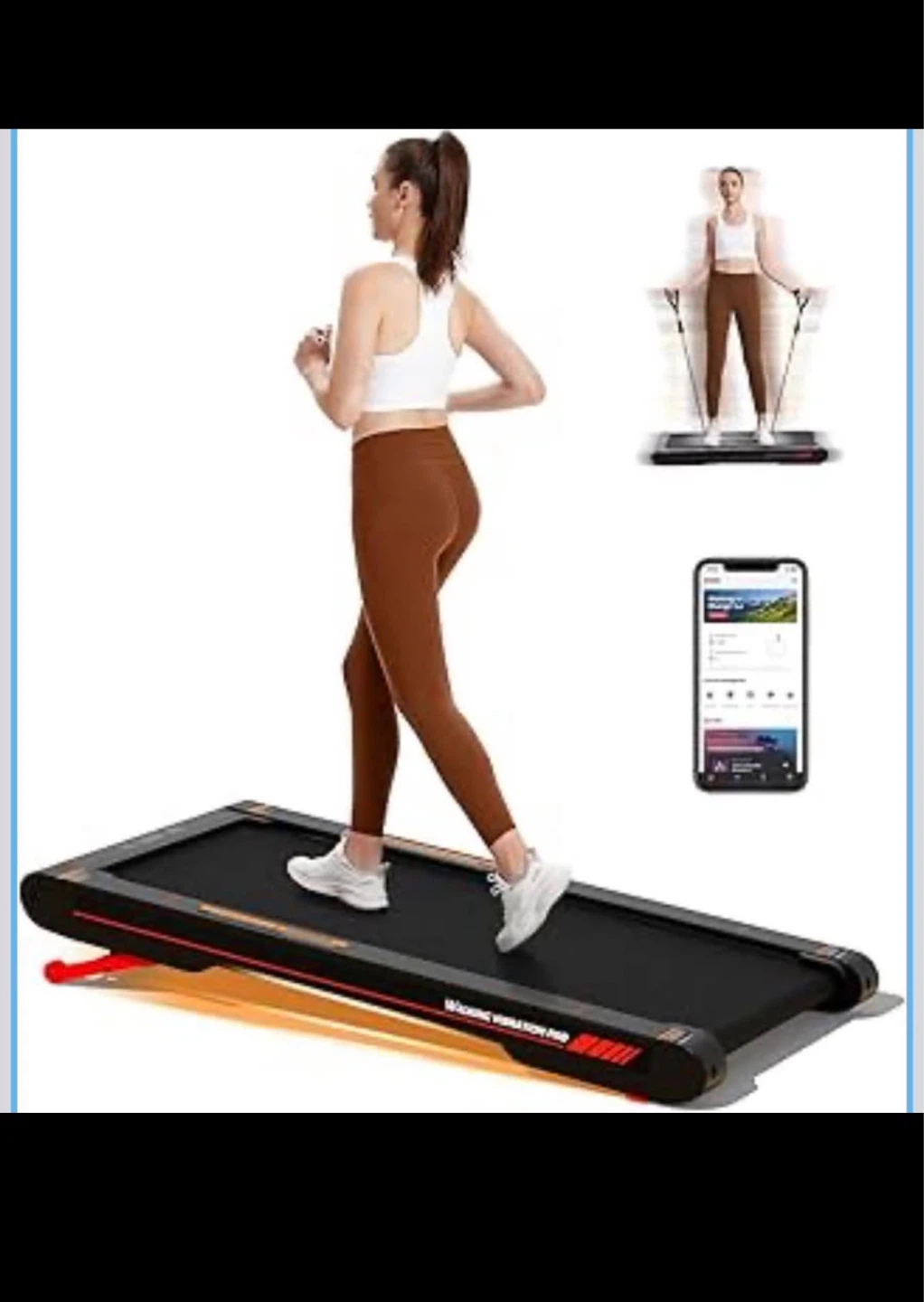 4-IN-1 Walking Pad with Electric Incline and Vibration