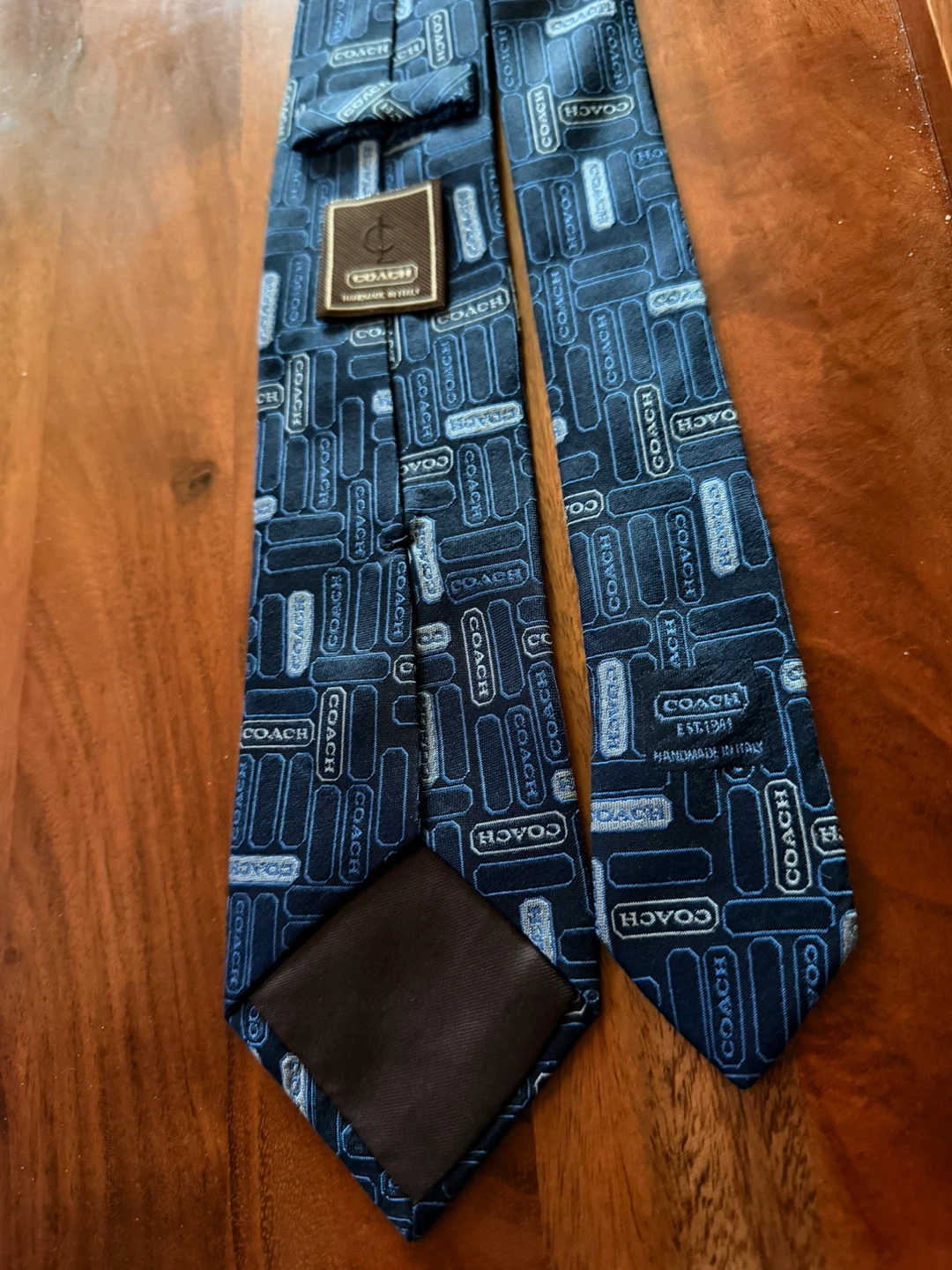 Coach 100% Silk Tie