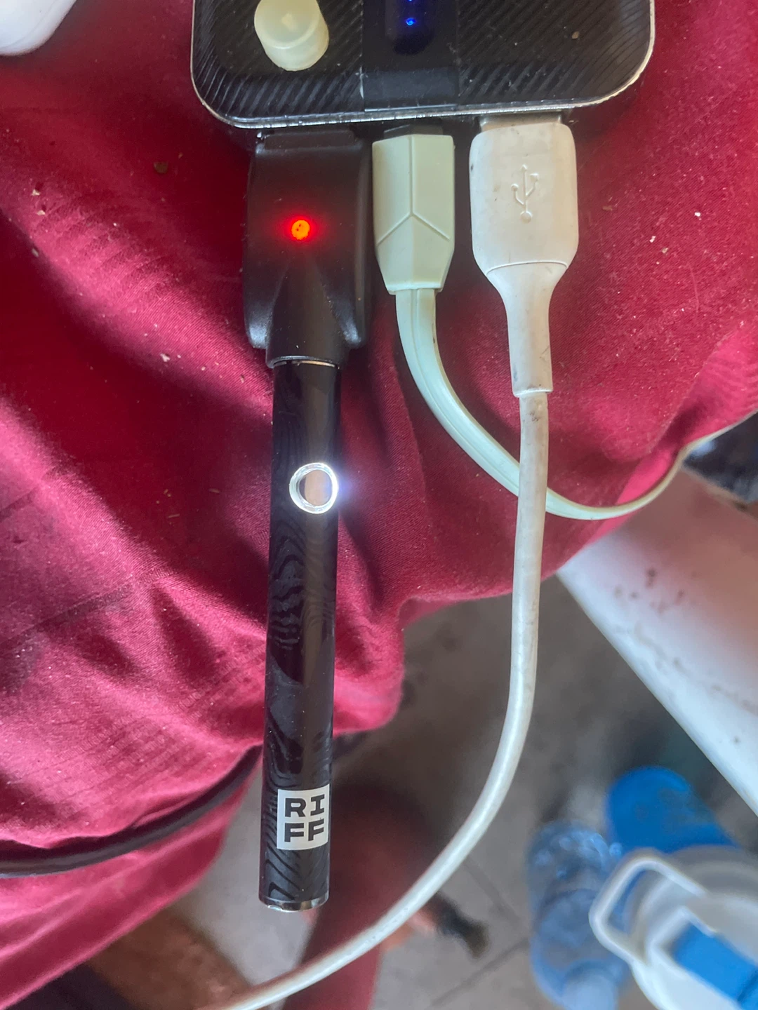 RIFF Battery Stick with USB Charger.