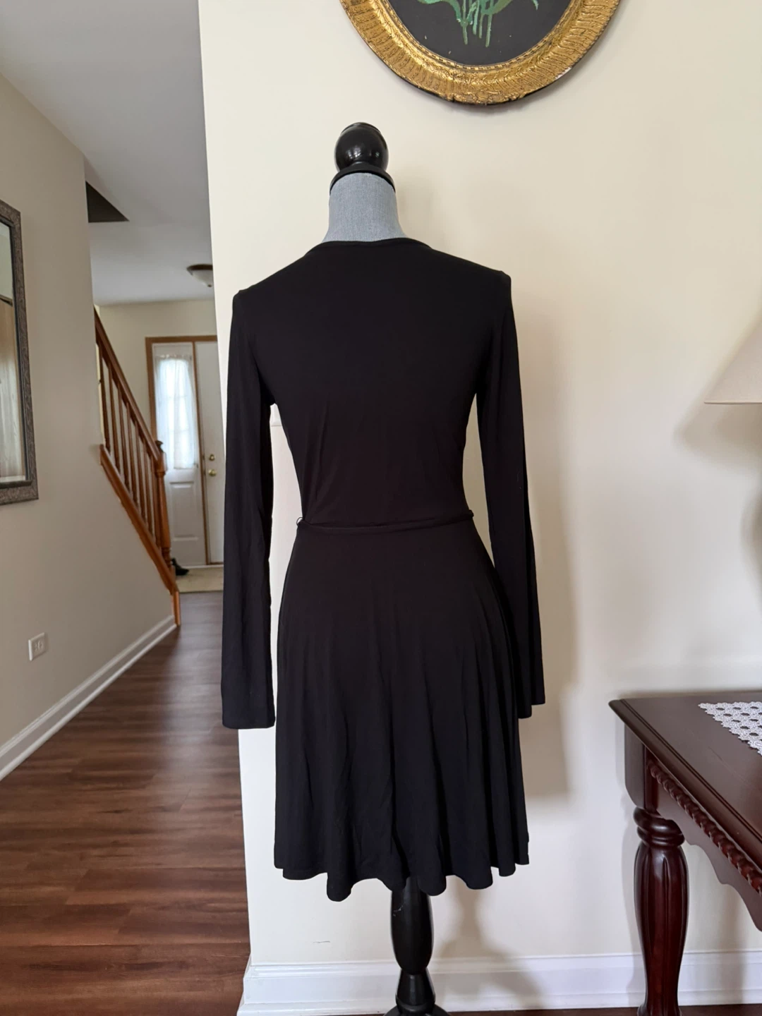 H&M Divided Black Wrap Dress - photo 2
