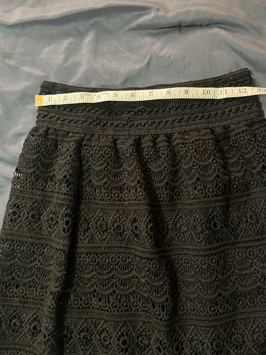 Black Lace Mini Skirt small size - photo 5