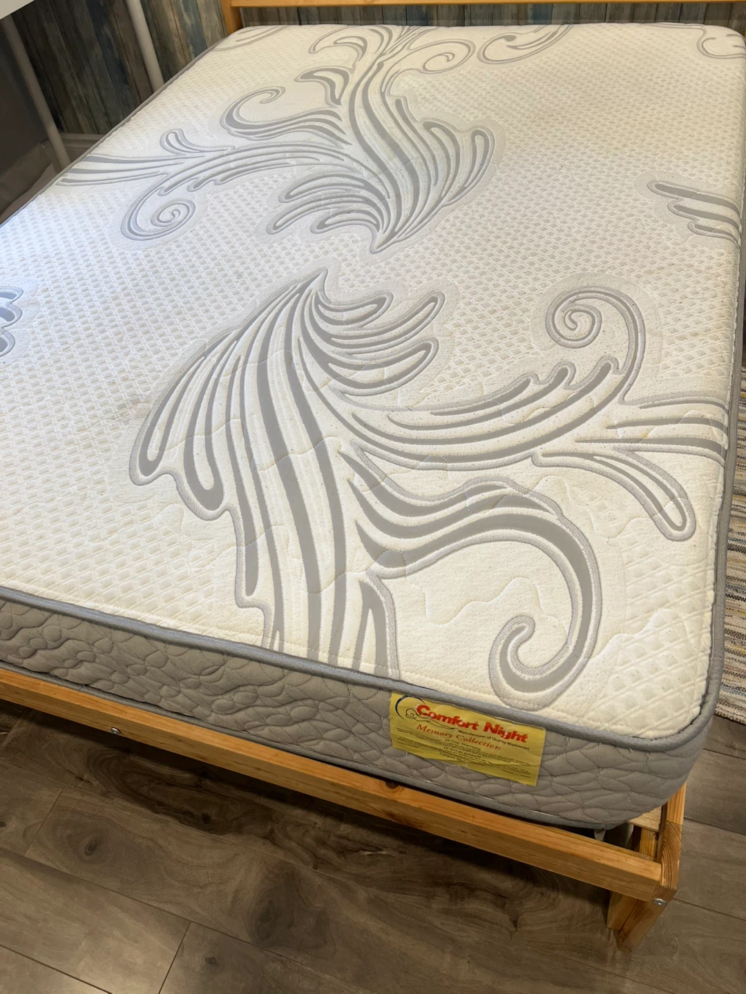 Double bed frame and mattress - photo 2