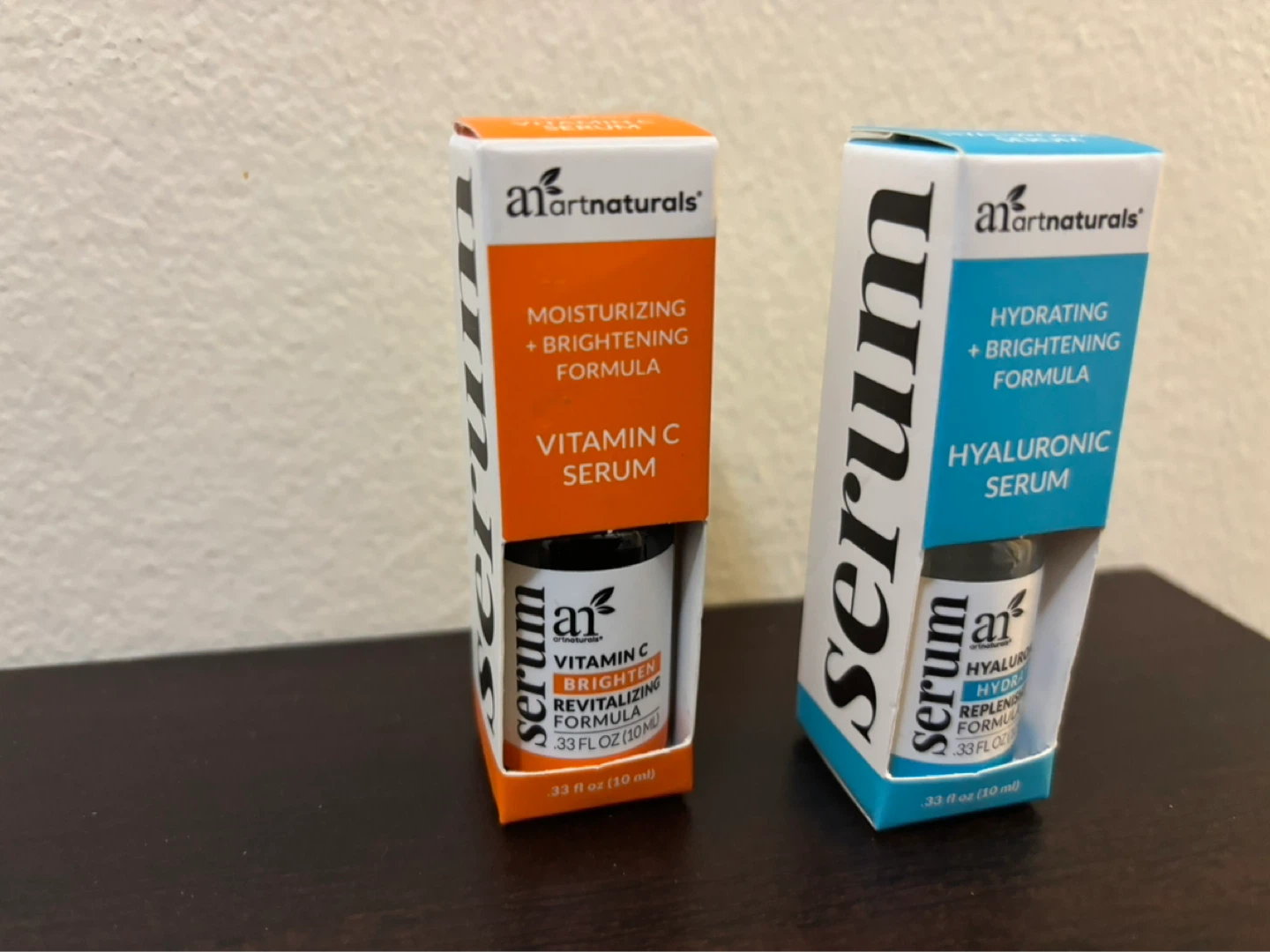 NEW-Artnaturals Vitamin C & Hyaluronic Acid Serum Set