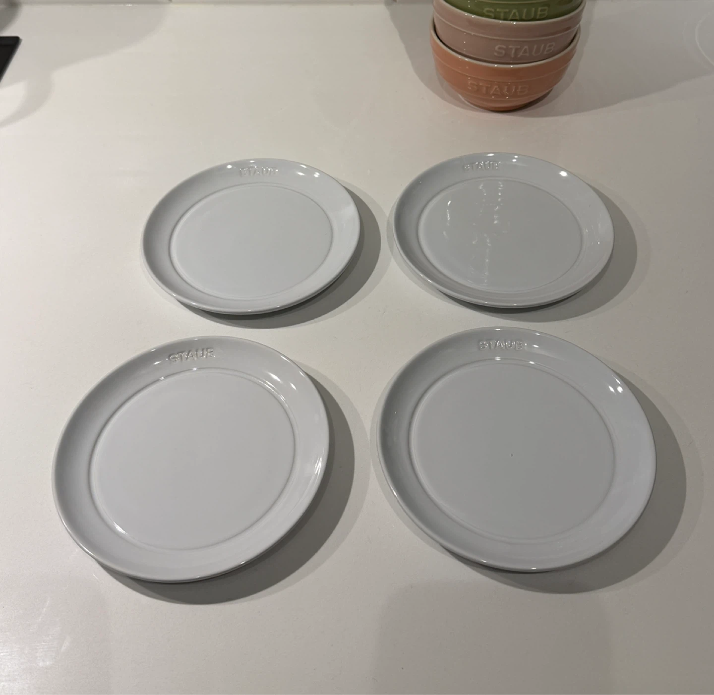STAUB Ceramic Side dessert Plates (Set of 4)