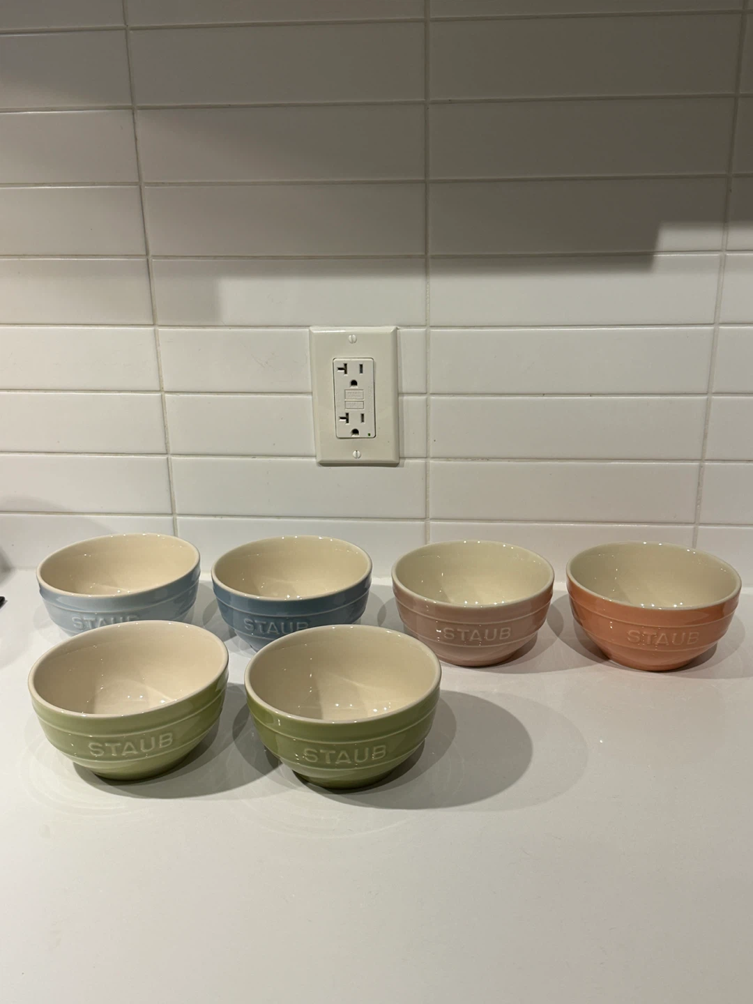 STAUB Ceramic Bowls (Set of 6) | Pastel Colors - photo 2