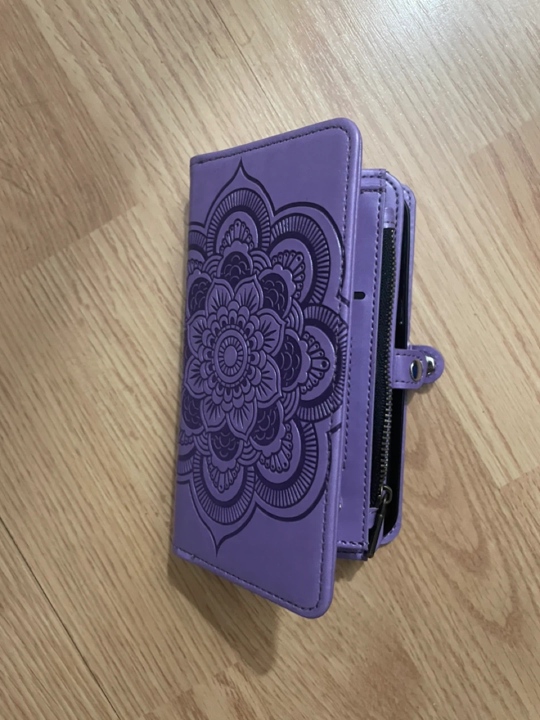 Purple Mandala Wallet Phone Case - photo 5