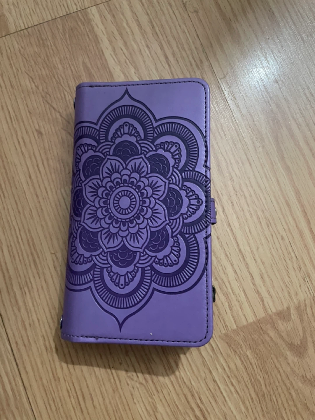 Purple Mandala Wallet Phone Case