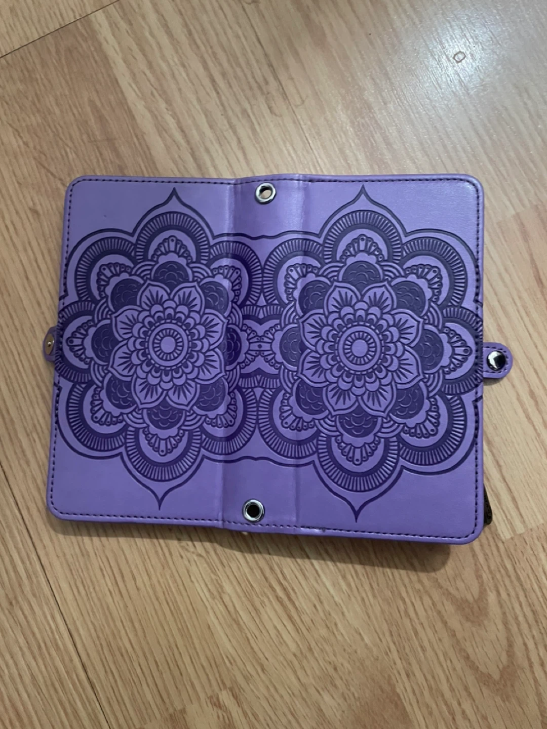 Purple Mandala Wallet Phone Case - photo 4