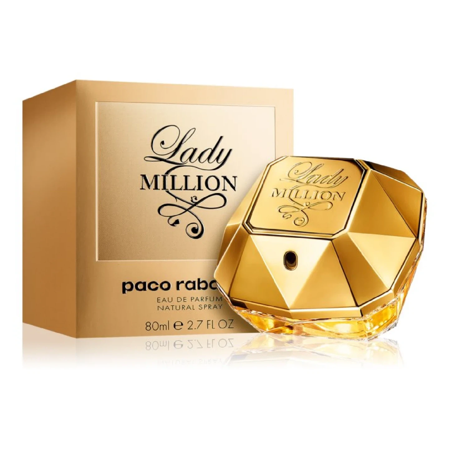 Paco Rabanne Lady Million Eau de Parfum Spray 2.7 Fl Oz