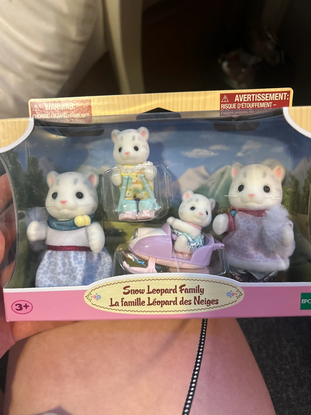 Calico Critters Snow Leopard Family