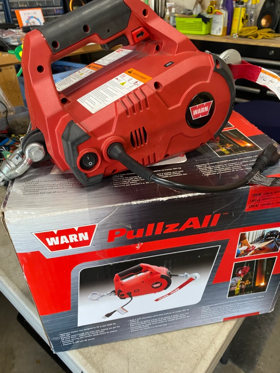 Warn Pullzall power winch 1000lb