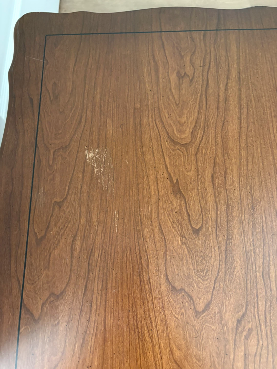 2 Vintage Wooden End Table with Drawer - photo 2