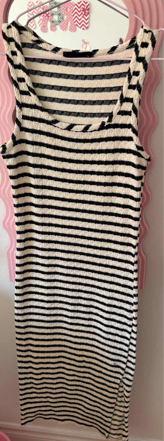 SAINTS Striped Tank Dress