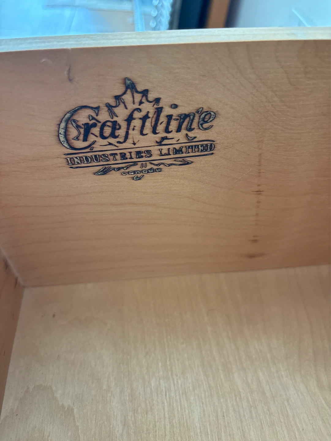 2 Vintage Wooden End Table with Drawer - photo 5