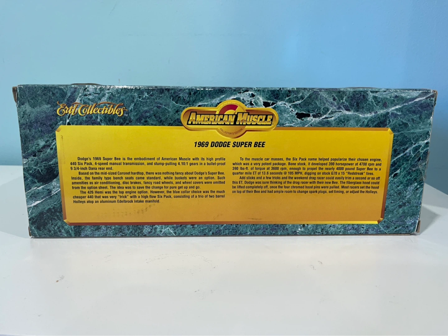 American Muscle 1969 Dodge Super Bee Die-Cast Car - photo 4
