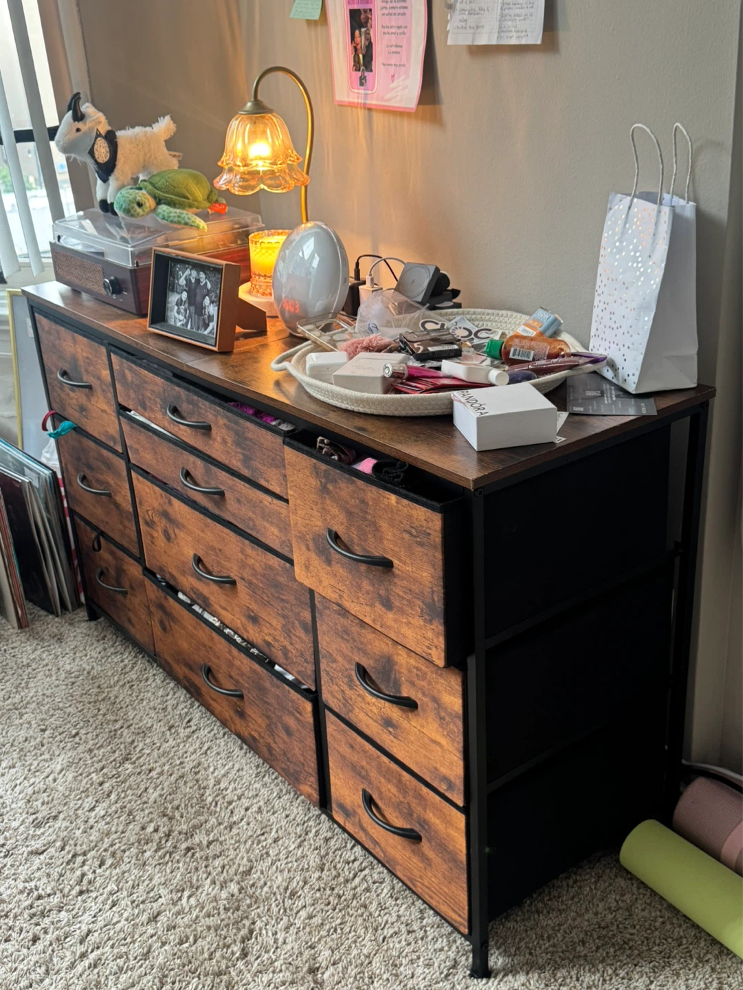 Rustic Wood Dresser with power outlet - photo 2