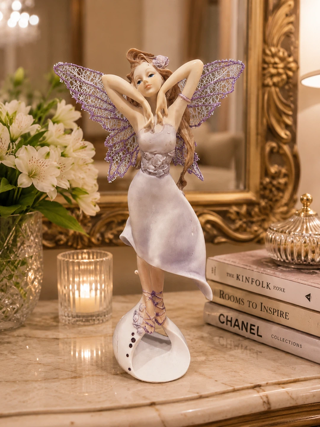 ✨ Elegant Fairy Figurine – 12” Tall ✨