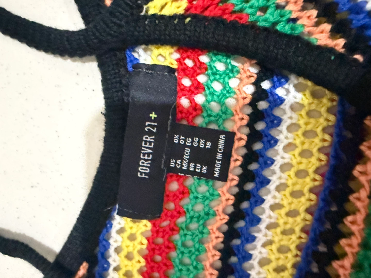 Forever 21+ Crochet Striped Midi Dress - photo 3