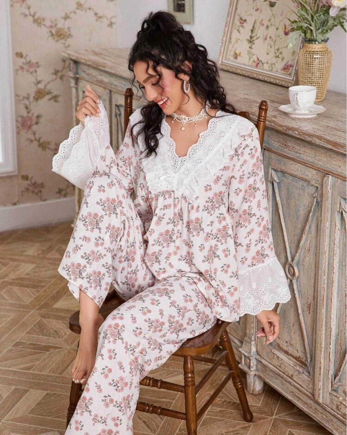 Floral Pyjama Set - photo 4