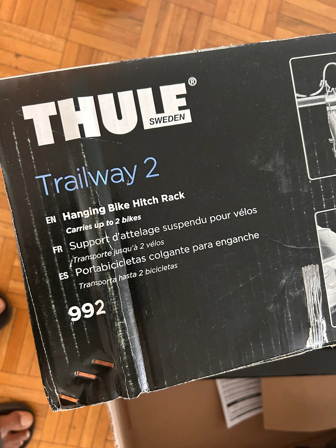 Thule Trailway 2 Hanging Bike Hitch Rack - Carries 2 Bikes - photo 2