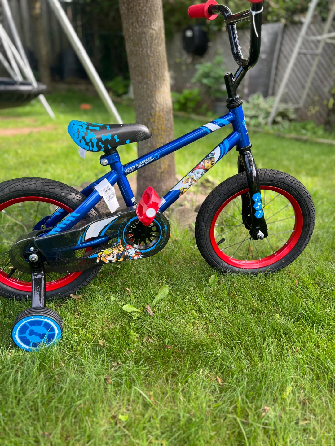 Blue Paw Patrol Kids Bicycle with Training Wheels - photo 3