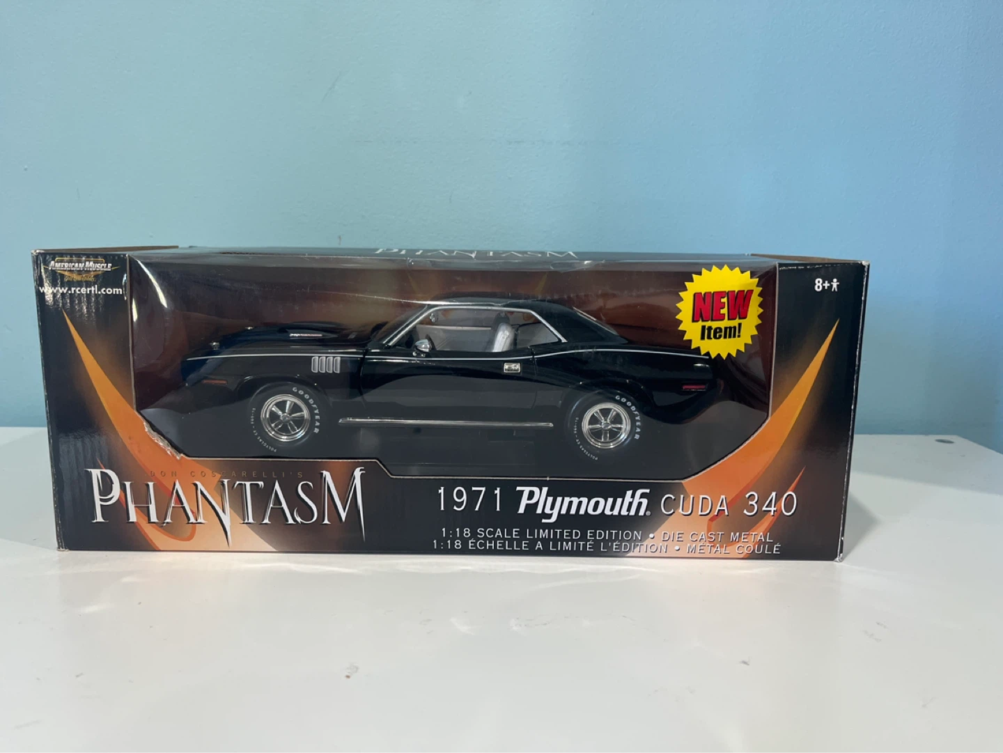 1971 Plymouth Cuda 340 Phantasm Die Cast Car