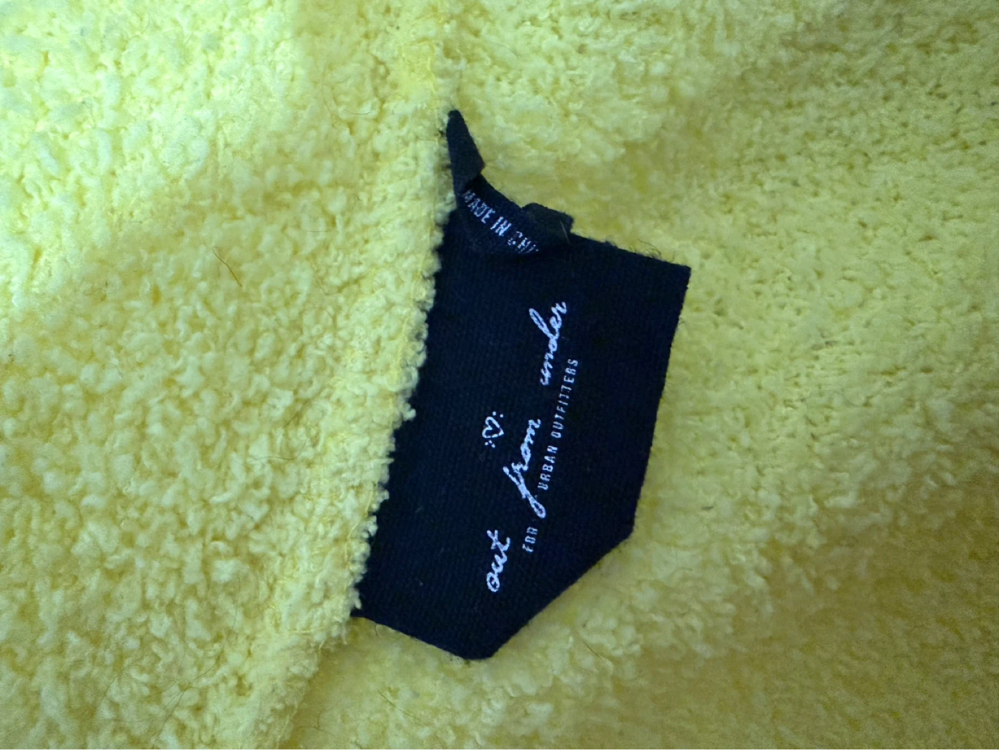 Out From Under Yellow Fuzzy Cardigan - photo 2
