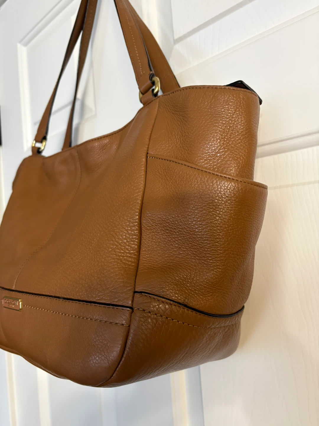 Coach Park Carrie Pebbled Leather Tote Bag - photo 3