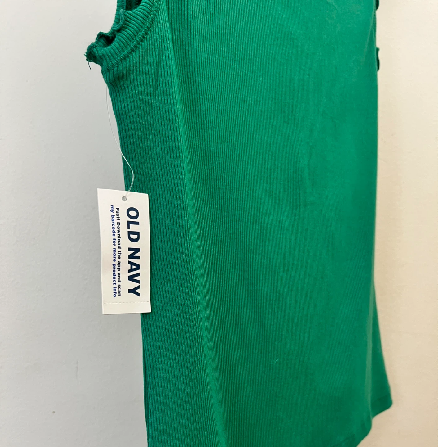 Old Navy Green Ribbed V-Neck Tank Top XS - photo 4