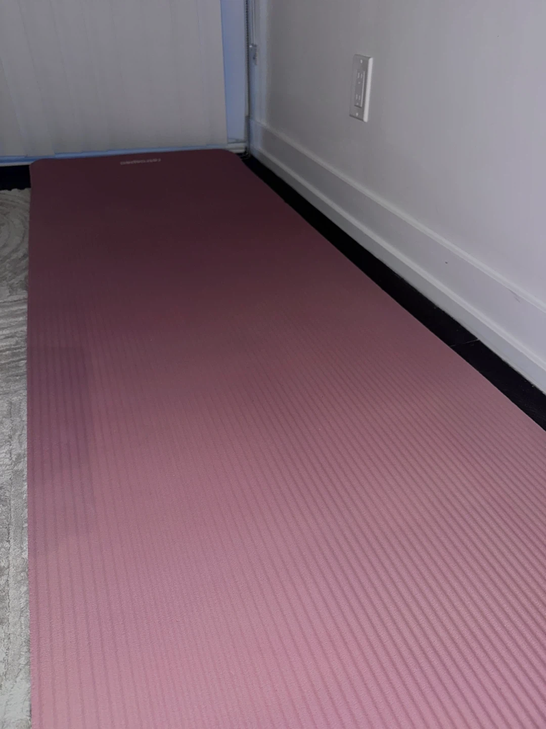 Pink Exercise / Yoga Mat with Carry Strap - photo 5