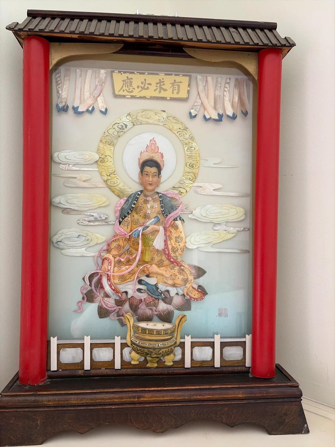 Buddhist Figurine Display