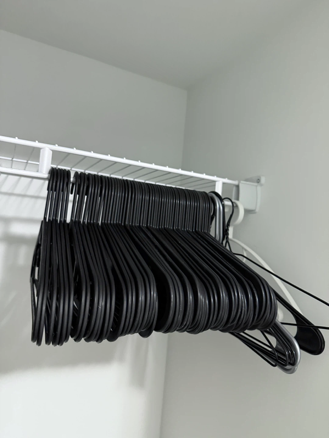 IKEA Black Clothes Hangers (40 pcs) - $10