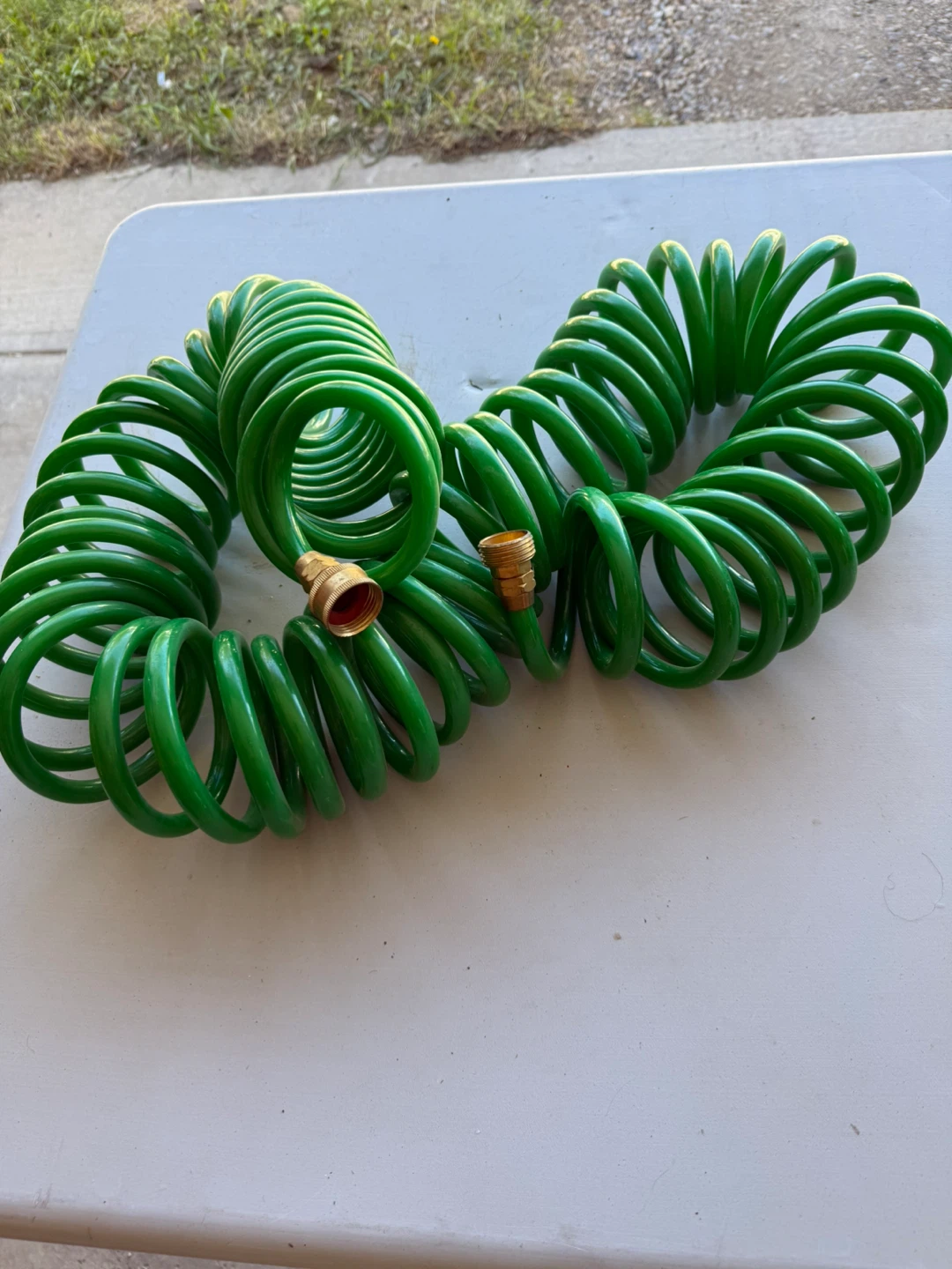Green Coiled Garden Hose - photo 2