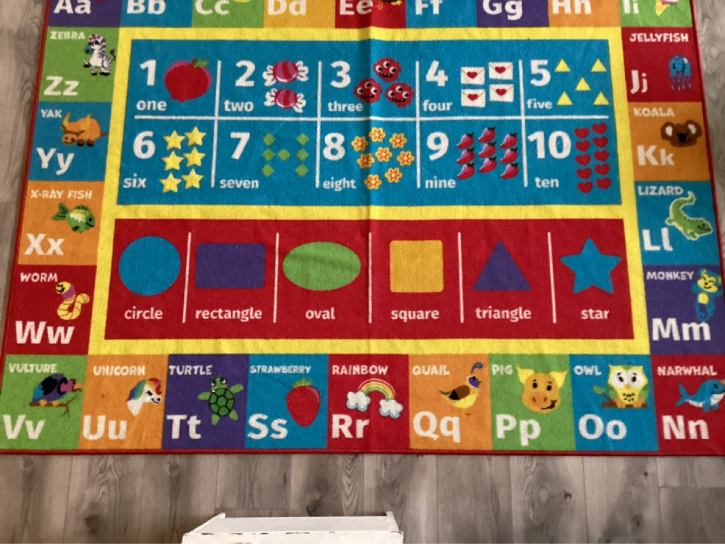 ABC number, learning carpet 5x7