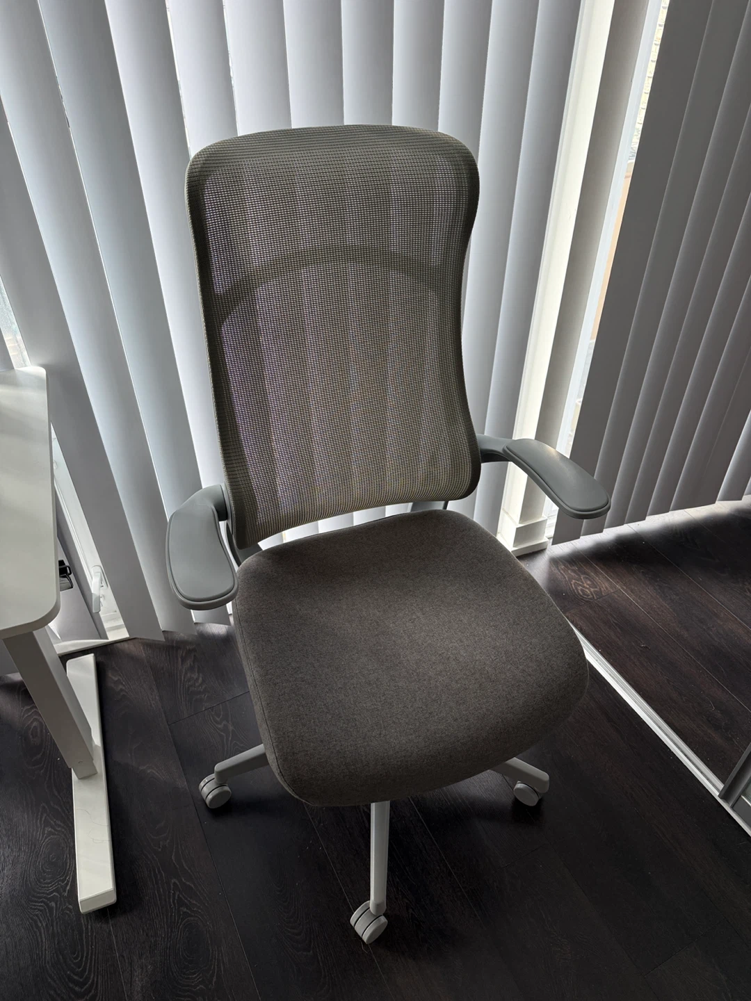 Structube Katie-Mesh Office Chair with Armrests