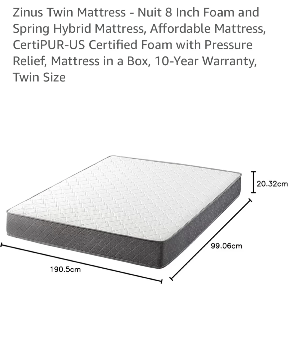 Foldable twin bed frame and mattress - photo 4