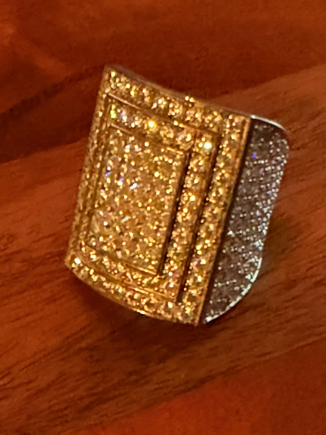 Men's Ring Size 7.5 Sterling Silver & CZ